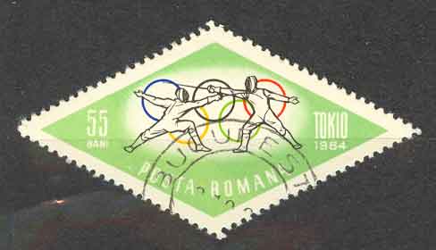 Roumanie. Tokyo 1964. - Escrime