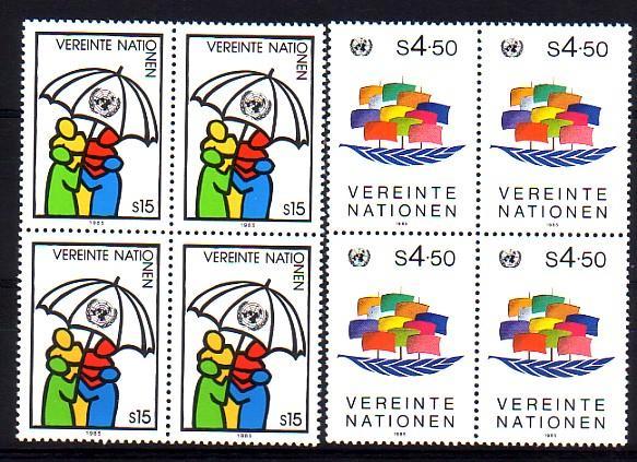 NATIONS UNIS - Bureau De VIENNE - 49/50** (bloc De 4) Cote 12,40 Euros Depart à 10% - Unused Stamps