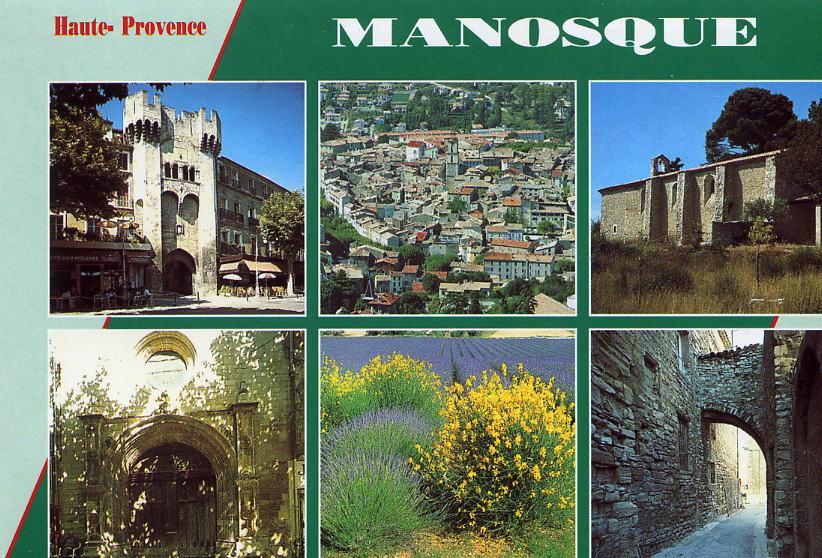 MANOSQUE - Centre Touristique Et Economique De La Vallée De La Durance   -   (a Voyagé En 1997) - Manosque