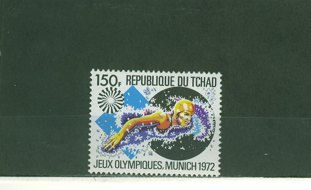 172N0138 Natation Tchad 1972 Neuf ** Jeux Olympiques De Munich - Natación