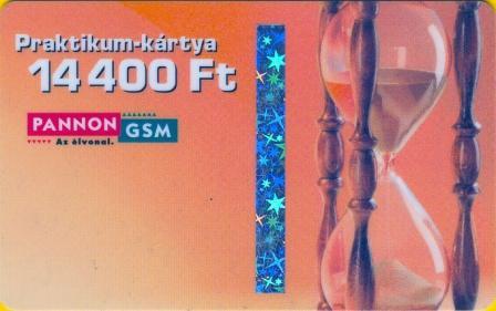 Hungary - GSM Recharge Card - Pannon Praktikum 14400 Ft - Hongarije