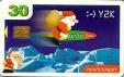 Santa Claus ESTONIA -New Year 2000  PHONECARD IN  VERY GOOD CONDITION (S- 201) - Estland