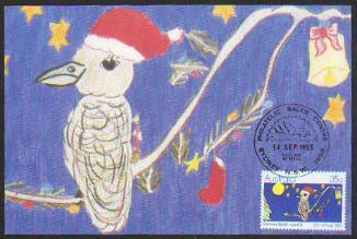 Australia - 1983 Christmas Maximum Cards. Scott 882-4 - Cartes-Maximum (CM)