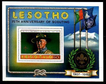 LESOTHO 1982 MNH Block Scouting B13 #1713 - Other & Unclassified