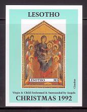 LESOTHO 1992 MNH BlockChristmas B94-B95 # 1794/5 - Christmas