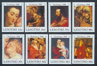 LESOTHO 1990 MNH Stamps Paintings Rubens 865-872 - Rubens
