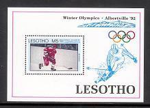 LESOTHO 1992 MNH BlockOlympic Games B92-B93 #1792/93 - Hiver 1992: Albertville