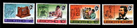 LESOTHO 1976 MNH Stamp(s) Telephone 217-220 - Telecom