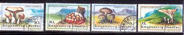 LESOTHO 1983 CTO Stamp(s) Mushrooms 411-414 #2859 - Mushrooms