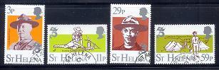 ST.HELENA 1982 . CTO Stamps Scouting 75 Years 367-370 #2931 - Other & Unclassified