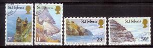 ST.HELENA 1983 CTO Stamps Coastal Rocks 371-374 #2962 - St. Helena