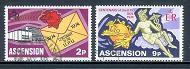 ASCENSION 1974 CTO Stamps U.P.U. 179-180 #3056 - U.P.U.