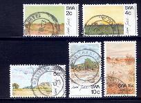 SWA 1973 Cancelled Stamp(s) Paintings 368-372 - Other & Unclassified