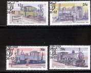 SWA 1985 CTO Stamp(s) Locomotives 575-578 #3247 - Trains