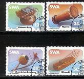 SWA 1985 CTO Stamp(s) Music Instruments 579-582 #3248 - Namibia (1990- ...)