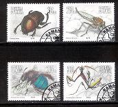 SWA 1987 CTO Stamp(s) Insects 605-608 #3256 - Other & Unclassified