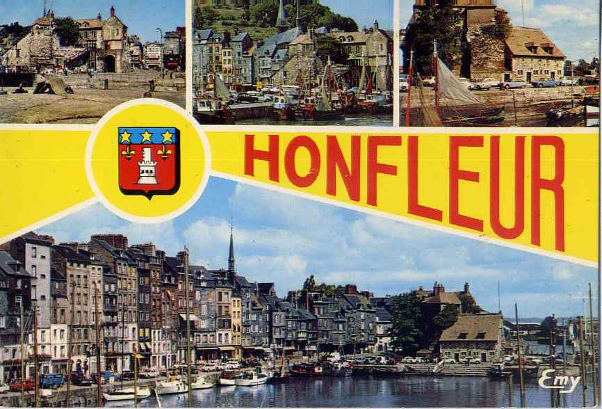 HONFLEUR-- Datée1980---Multivues  ,cpm   N°4339 Par éd LE GOUBEY - Honfleur