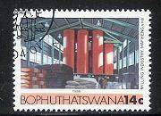 BOP 1986 CTO Stamp(s) Industry 14c 169 #3309 - Bofutatsuana