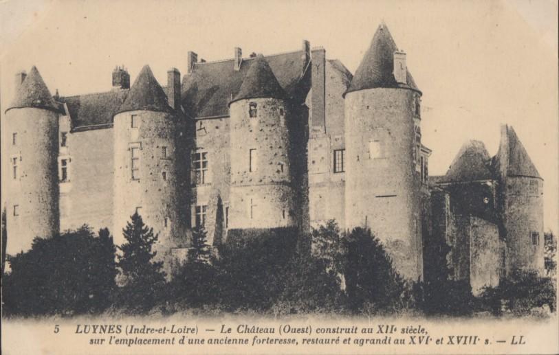 5 LUYNES - Le Chateau (Ouest) Construit Au XII ème Siècle,... - LL - Luynes