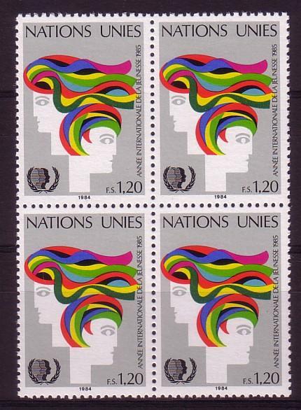 NATIONS UNIS - Bureau De Geneve - 126** (bloc De 4) Cote 11 Euros Depart à 10% - Unused Stamps