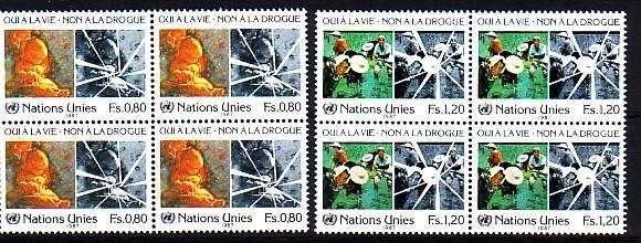 NATIONS UNIS - Bureau De Geneve - 156/157** (bloc De 4) Cote 15,60 Euros Depart à 10% - Unused Stamps