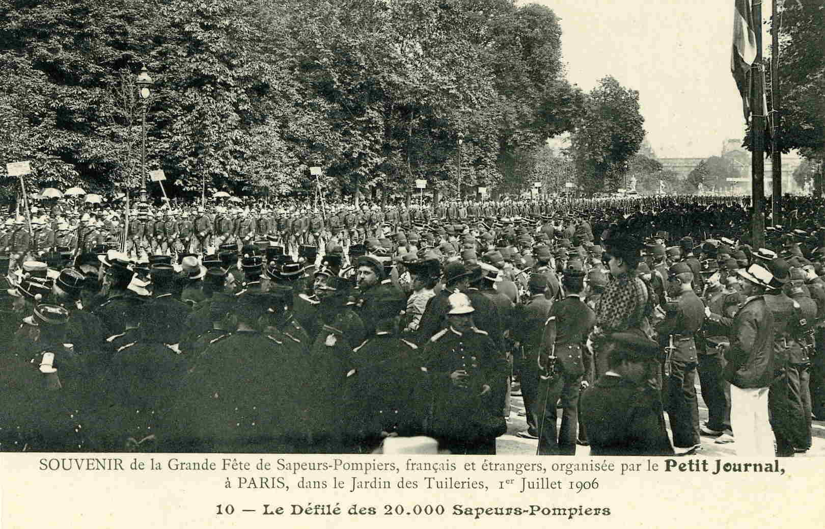 SAPEURS-POMPIERS - Le Défilé Des 20.000 Sapeurs-Pompiers - Firemen