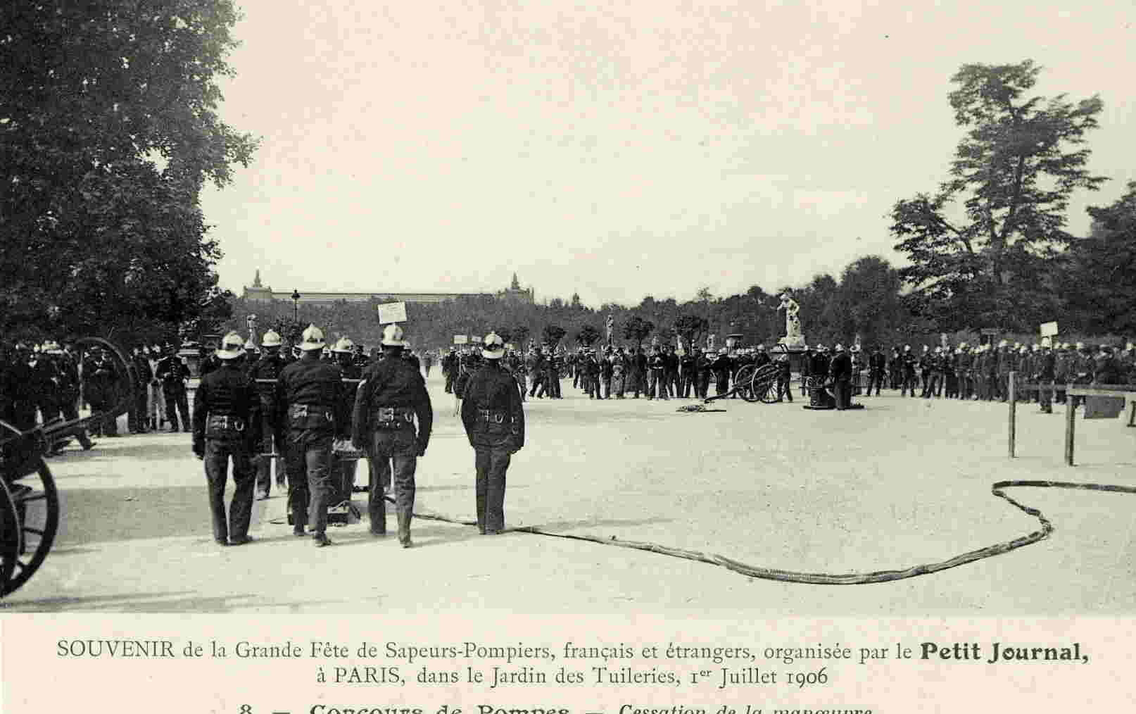 SAPEURS-POMPIERS - Concours De Pompes - Cessation De Manoeuvre - Brandweer