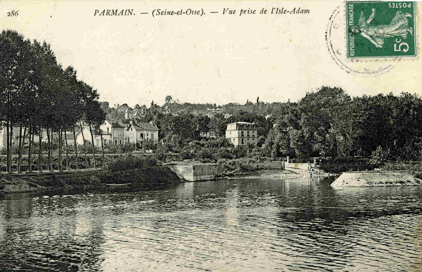 PARMAIN - Vue Prise De L'Isle-Adam - Parmain