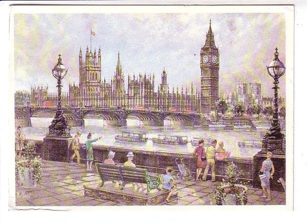 Carte Postale De GRANDE-BRETAGNE : LONDON -  HOUSES OF PARLIAMENT - Houses Of Parliament