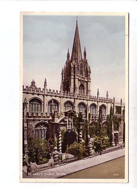 Carte Postale De GRANDE-BRETAGNE : OXFORD - ST. MARY'S CHURCH - Oxford