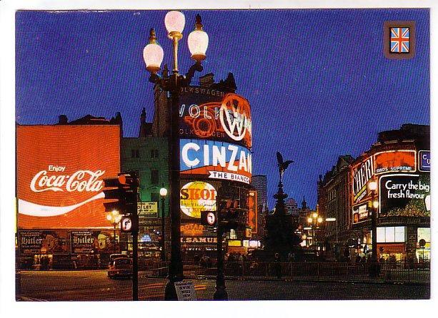 Carte Postale De GRANDE-BRETAGNE : LONDON - PICCADILLY CIRCUS BY NIGHT - Piccadilly Circus