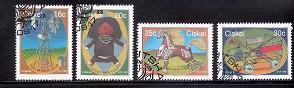 CISKEI 1987 CTO Stamps Homemade Toys 119-122 #3346 - Ciskei