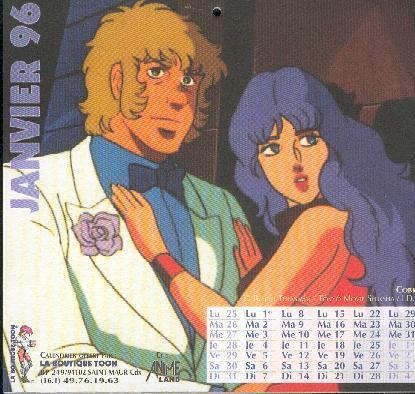 Très Joli Calendrier 1996 Sur Le Thème Manga - Altri & Non Classificati