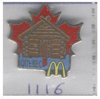 PIN´S - Ref 1116 - "QUEBEC Mac Do" - McDonald's