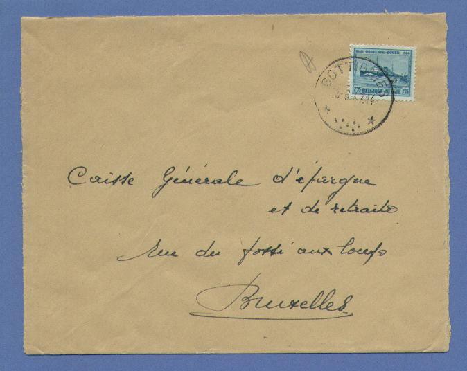 725 Op Brief Met Sterstempel * GOTTIGNIES * - Lettres & Documents