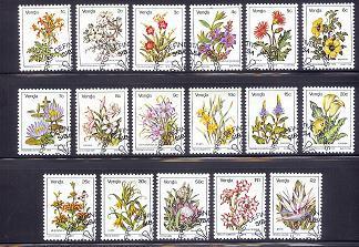 VENDA 1979 CTO Stamps Definitives Flowers 1-17 #3445 - Other & Unclassified