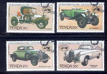 VENDA 1986 CTO Stamp(s) Veteran Cars 146-149 #3476 - Cars