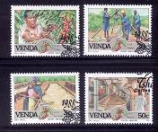 VENDA 1988 CTO Stamps Coffee Industry 167-170 #3482 - Agriculture