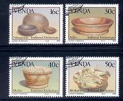 VENDA 1989 CTO Stamps Traditional Kitchenware 183-186 #3486 - Venda