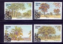 VENDA 1991 CTO Stamps Indigenous Trees 229-232 #3498 - Trees