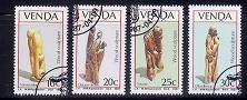 VENDA 1987 CTO Stamps Wood Carvings 155-158 #3479 - Scultura