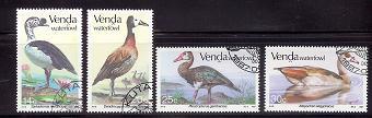 VENDA 1987 CTO Stamps Water Fowl 150-153 #3477 - Other & Unclassified