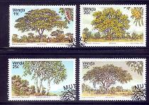 VENDA 1984 CTO Stamps Indigenous Trees 95-98 #3466 - Trees