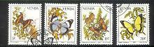 VENDA 1980 CTO Stamps Butterflies 34-37 #3450 - Vlinders