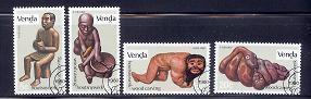VENDA 1980 CTO Stamps Wood Carvings 22-25 #3447 - Sculpture