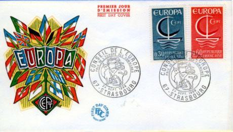 FRANCE - FDC "Europa" Y.&T. 1490/1 - 1966