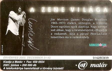 Hungary - Jim Morrison - Ungheria