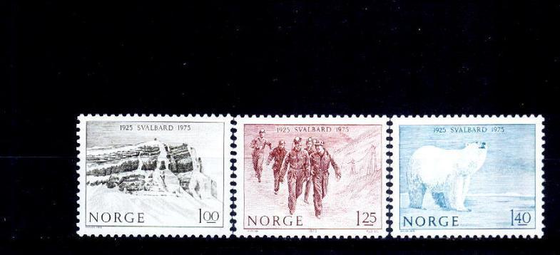 Norvege 1975 - Yv.no.665/7 Neufs** - Ours