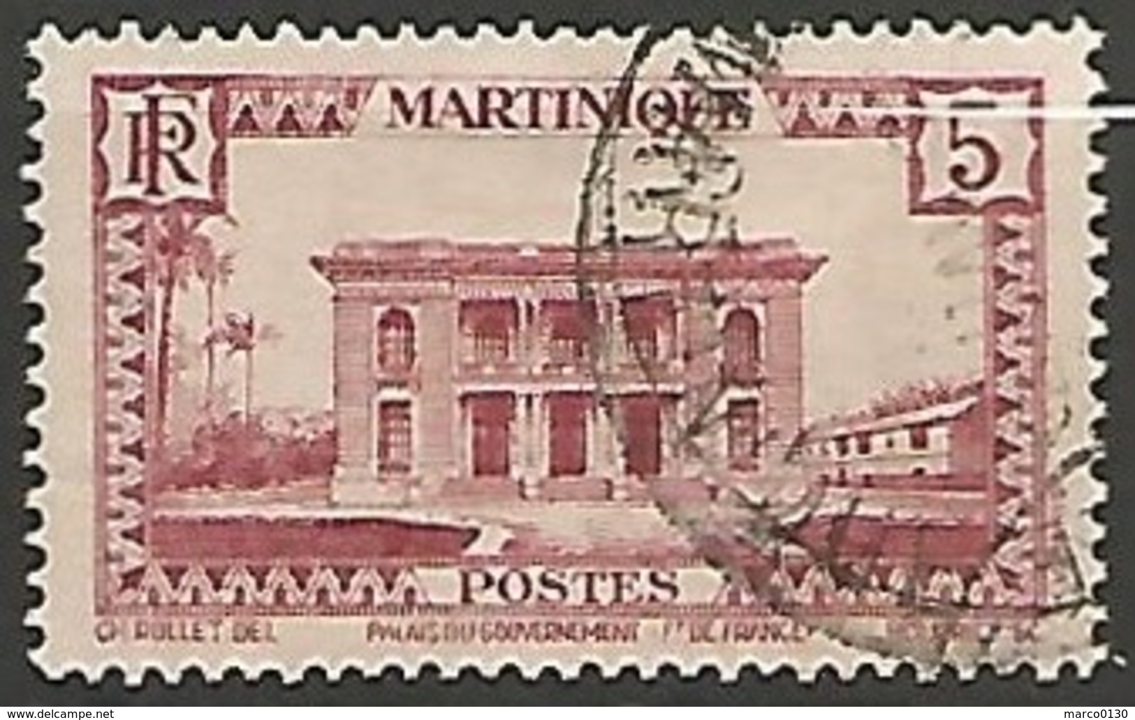 MARTINIQUE N° 136 OBLITERE - Usati