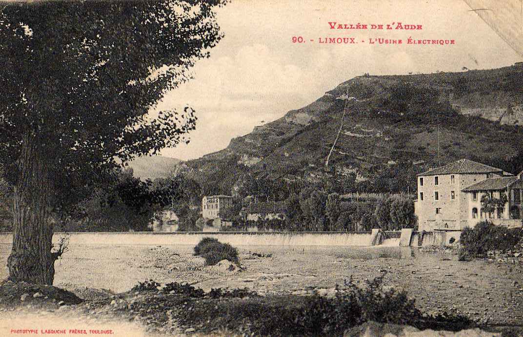11 LIMOUX Usine Electrique, Ed Labouche 90, Vallée De L'Aude, 1928 - Limoux